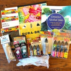 Creative Alcohol Inks Art Bundle